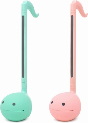 Otamatone Japanese Electronic Musical Instrument Portable Music Synthesizer from Japan by Maywa Denki Studio Award Winning, Educational Fun Gift for Children, Teens & Adults - Mint, Strawberry Set