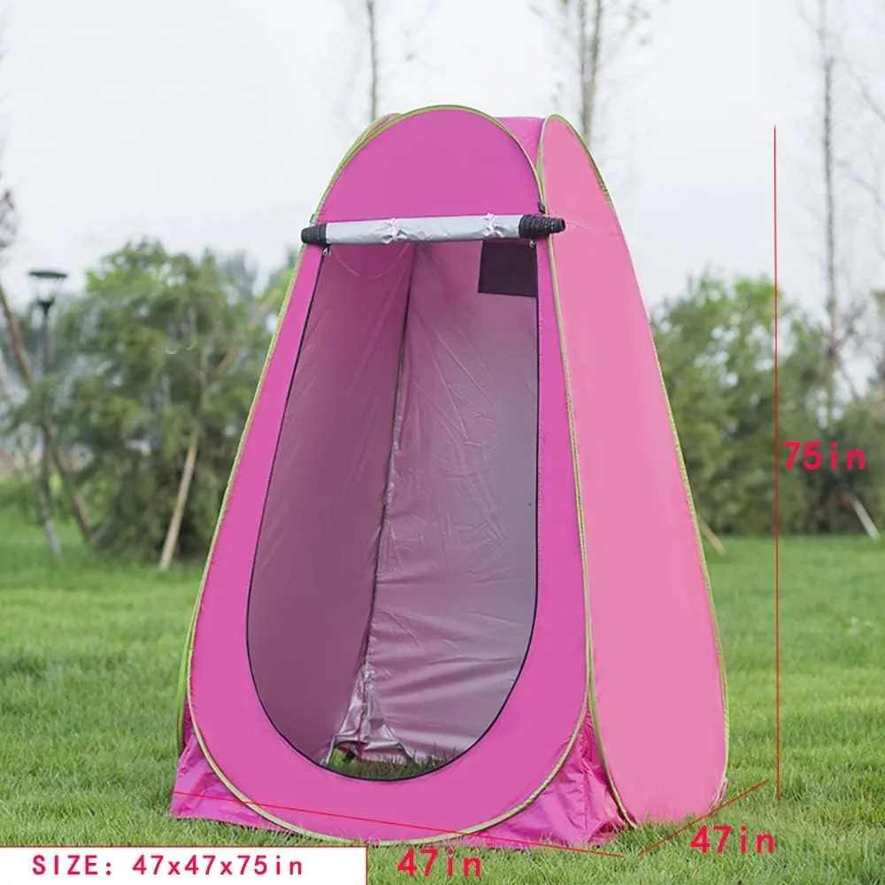 Outdoor Portable Shower Tent, Pop up Changing Tent, Camping Shower Tent, Indoor and Outdoor Folding Tents, Suitable for Hiking and Beach awnings, Picnic Fishing, etc.