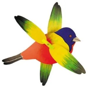 Painted Bunting Whirligig Plan