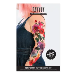 Painted Floral Tattoo