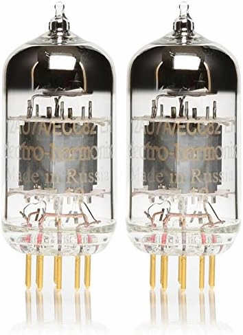 Pair of Electro-Harmonix 12AU7 EH Gold Pin Preamp Vacuum Tube