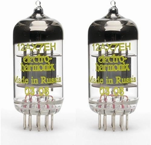 Pair of Electro-Harmonix 12AX7 EH Preamp Vacuum Tube