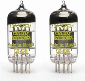 Pair of Electro-Harmonix 12AX7 EH Preamp Vacuum Tube
