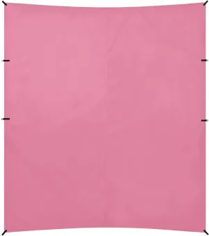 Pale Violet Red Solid Color Pure Plain Beach Cabana UPF50 Lightweight Large Portable Sun Shelter Includes Sand Shovel, Sandbags, Stability Poles for Backyard, Grassland, Park