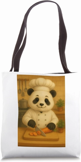 Panda Chef Tote Bag