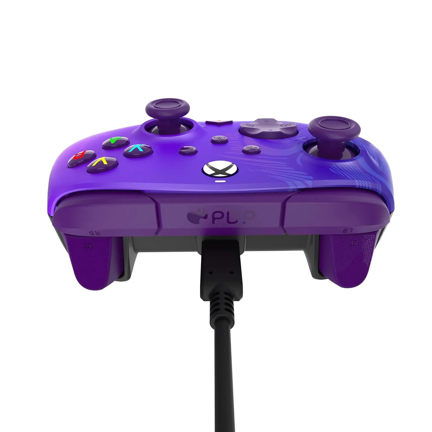 PDP Gaming REMATCH Enhanced Wired Gaming Controller: Licensed Gamepad for Xbox Series X|S, Xbox One, Windows PC, Mappable Back Buttons, Customizable Triggers, Audio Control, Companion App: Purple Fade