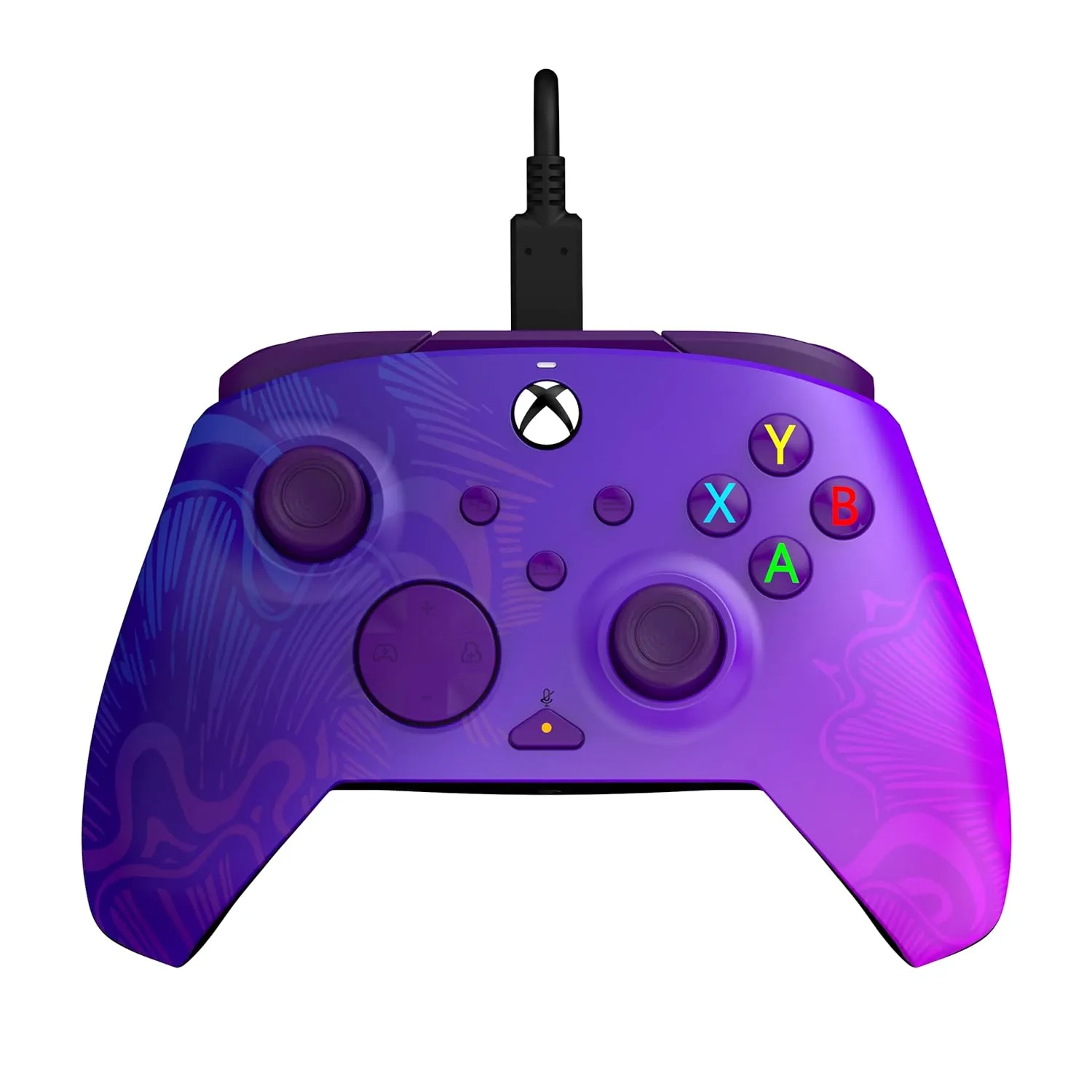 PDP Gaming REMATCH Enhanced Wired Gaming Controller: Licensed Gamepad for Xbox Series X|S, Xbox One, Windows PC, Mappable Back Buttons, Customizable Triggers, Audio Control, Companion App: Purple Fade