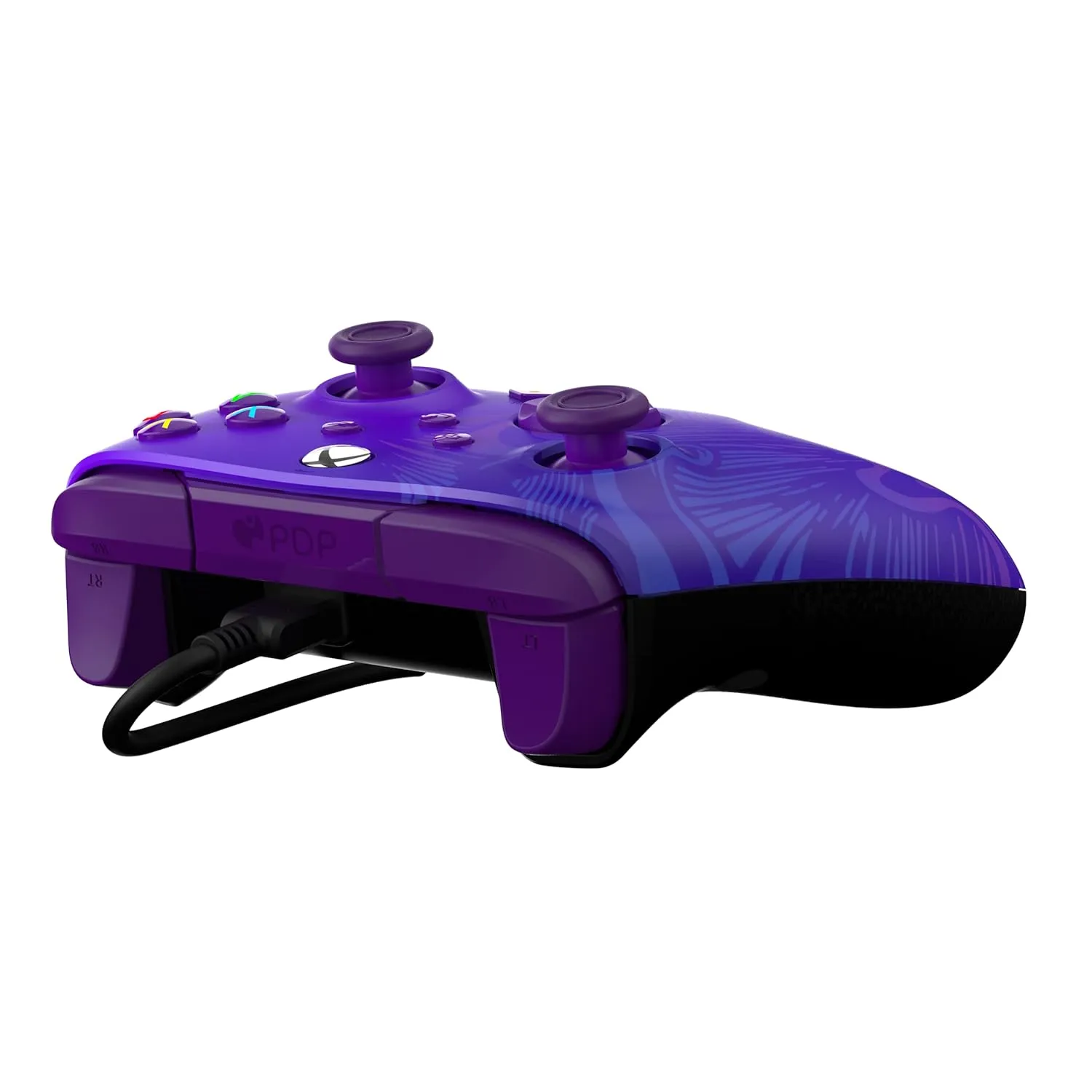 PDP Gaming REMATCH Enhanced Wired Gaming Controller: Licensed Gamepad for Xbox Series X|S, Xbox One, Windows PC, Mappable Back Buttons, Customizable Triggers, Audio Control, Companion App: Purple Fade
