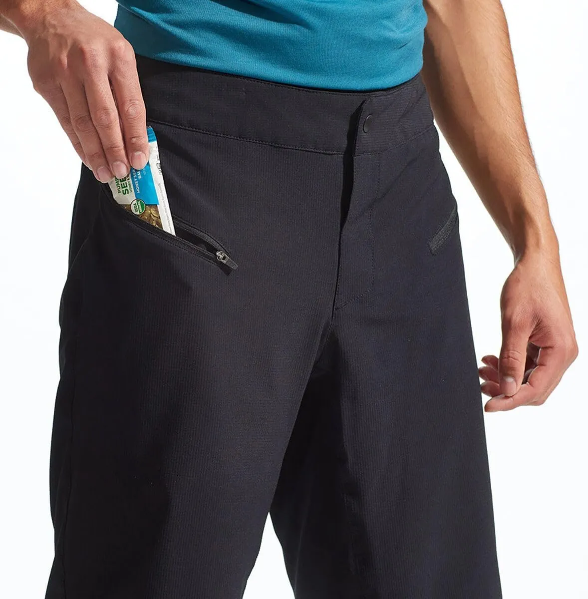 PEARL IZUMI Men's Canyon Short, Comfortable Durable Mountain Bike Short with Detachable Chamois Liner & Two Zippered Pockets