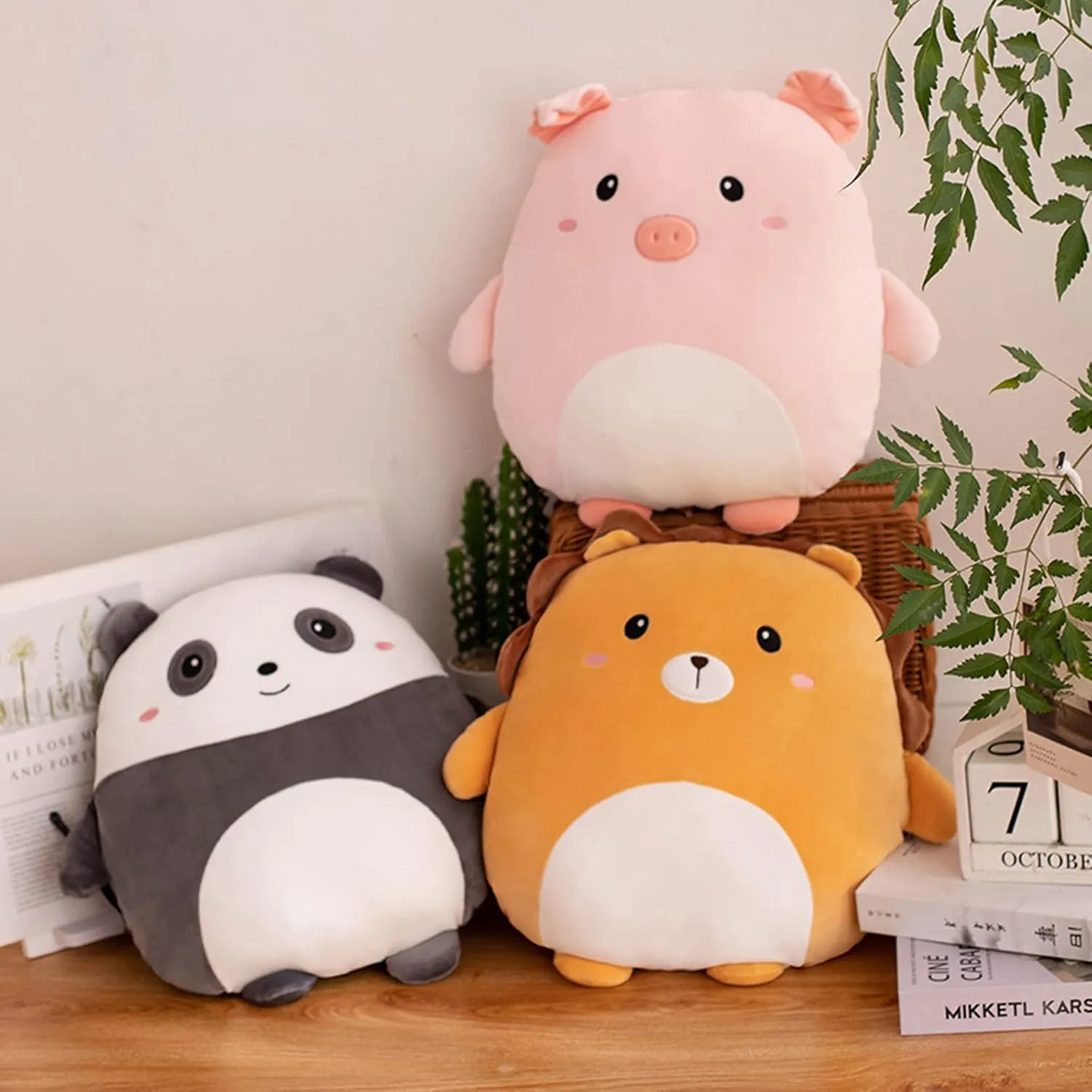 Penguin Plush Pillow, 16 inch Penguin Stuffed Animal Toy Soft Penguin Plushies Throw Pillow Toys Gifts for Room Decor Kids Birthday Valentine