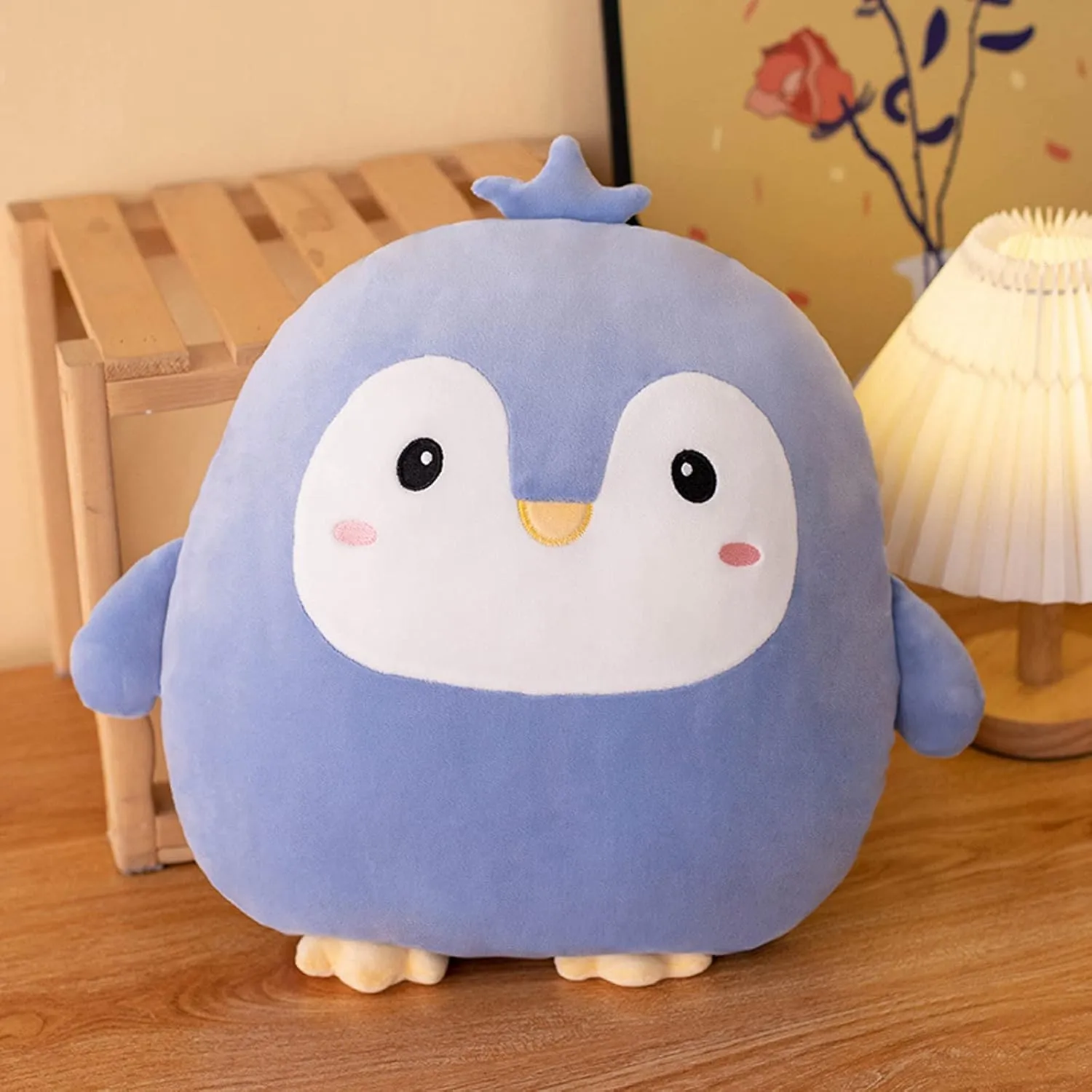 Penguin Plush Pillow, 16 inch Penguin Stuffed Animal Toy Soft Penguin Plushies Throw Pillow Toys Gifts for Room Decor Kids Birthday Valentine