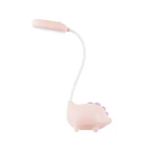 Pig-Shaped LED Lamp: Flexible, USB Rechargeable, Cute Night Light