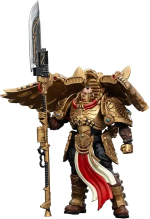 Pipigirl JoyToy Warhammer 40K Genuine License 1:18 Action Figure, Legio Custodes Custodian Venatari Squad Venatari with Venatari Lance, 5.35in Action Figures
