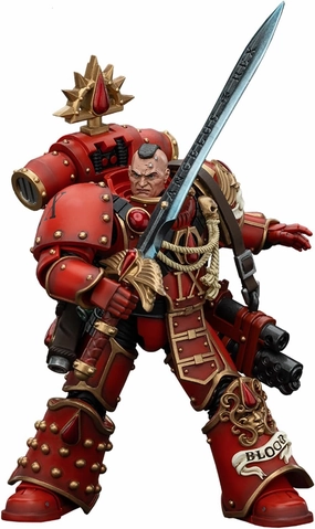 Pipigirl JoyToy Warhammer 40K Genuine License 1:18 Action Figure, Blood Angels Raldoron First Captain of The Blood Angels, Space Marine, 4.80IN Collectible Action Figures Kits