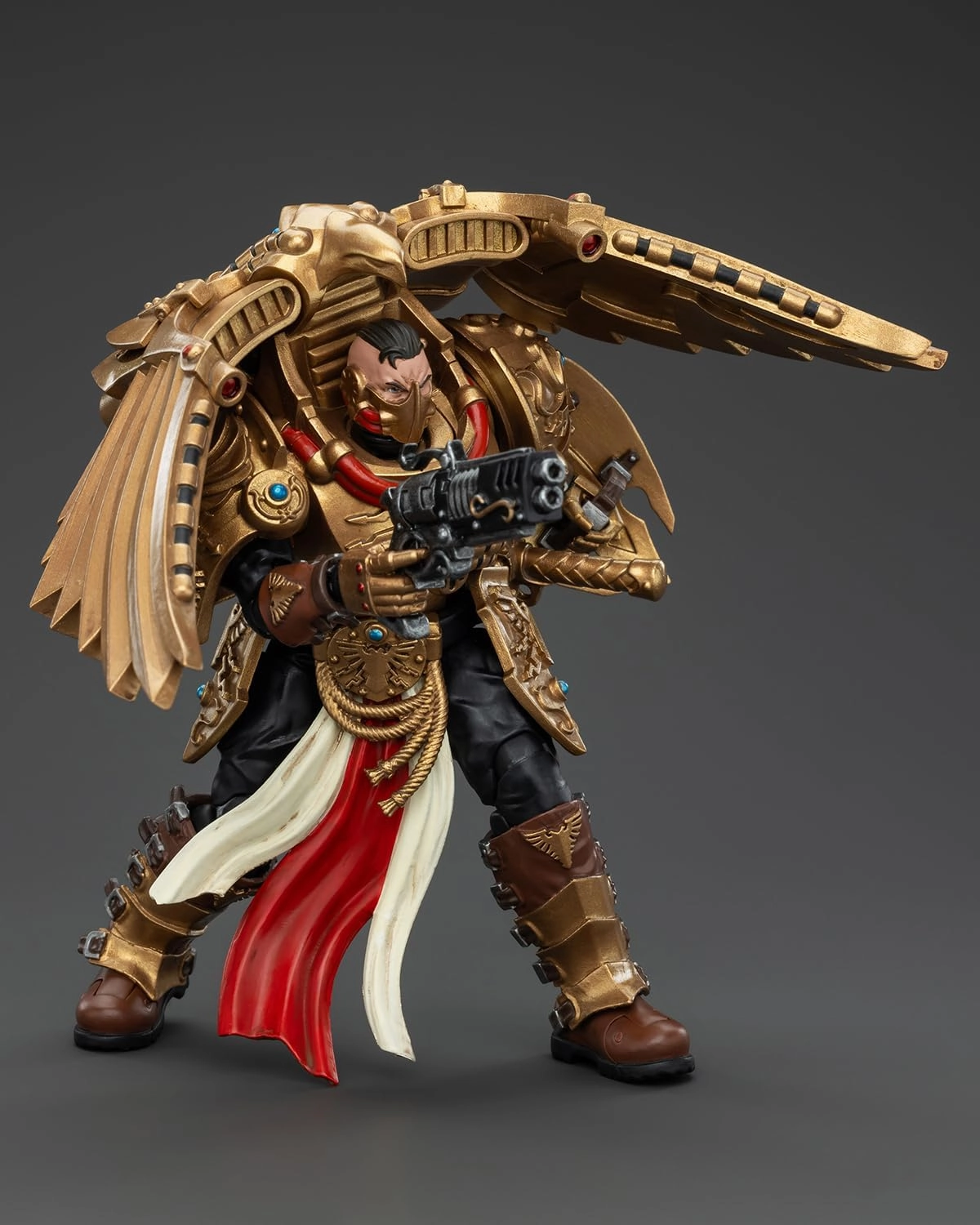 Pipigirl JoyToy Warhammer 40K Genuine License 1:18 Action Figure, Legio Custodes Custodian Venatari Squad Venatari with Kenetic Destroyer 1, 5.35in Action Figures