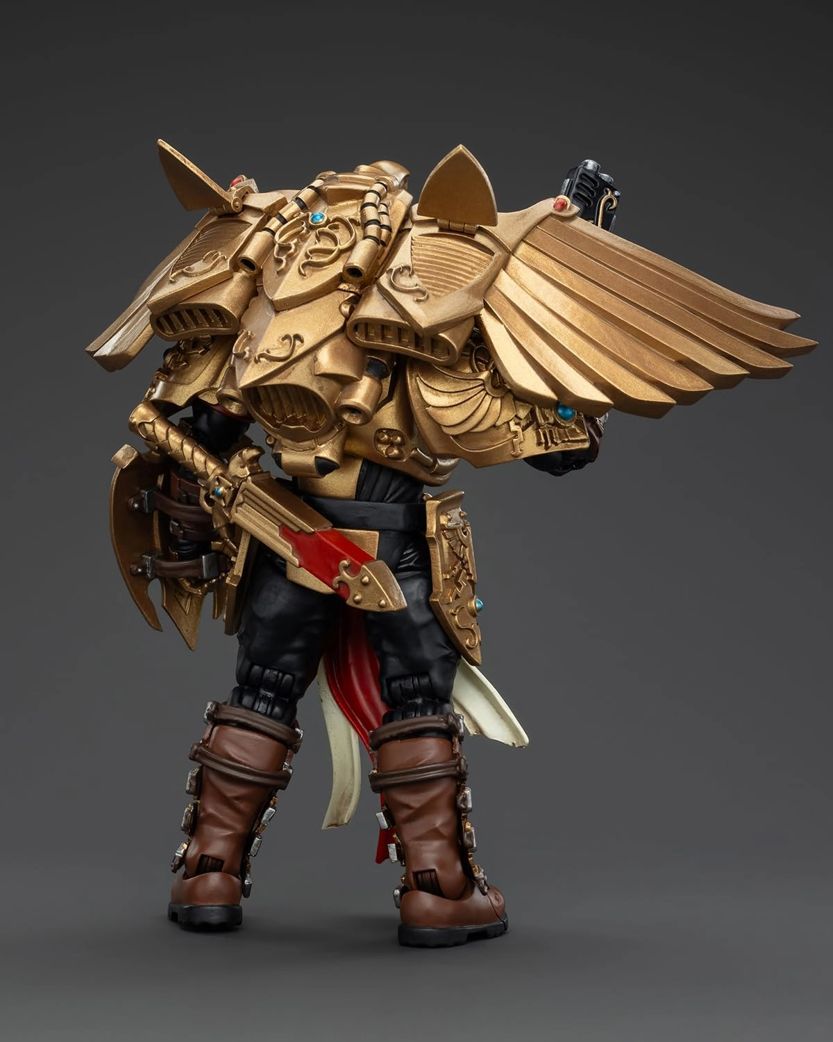 Pipigirl JoyToy Warhammer 40K Genuine License 1:18 Action Figure, Legio Custodes Custodian Venatari Squad Venatari with Kenetic Destroyer 1, 5.35in Action Figures