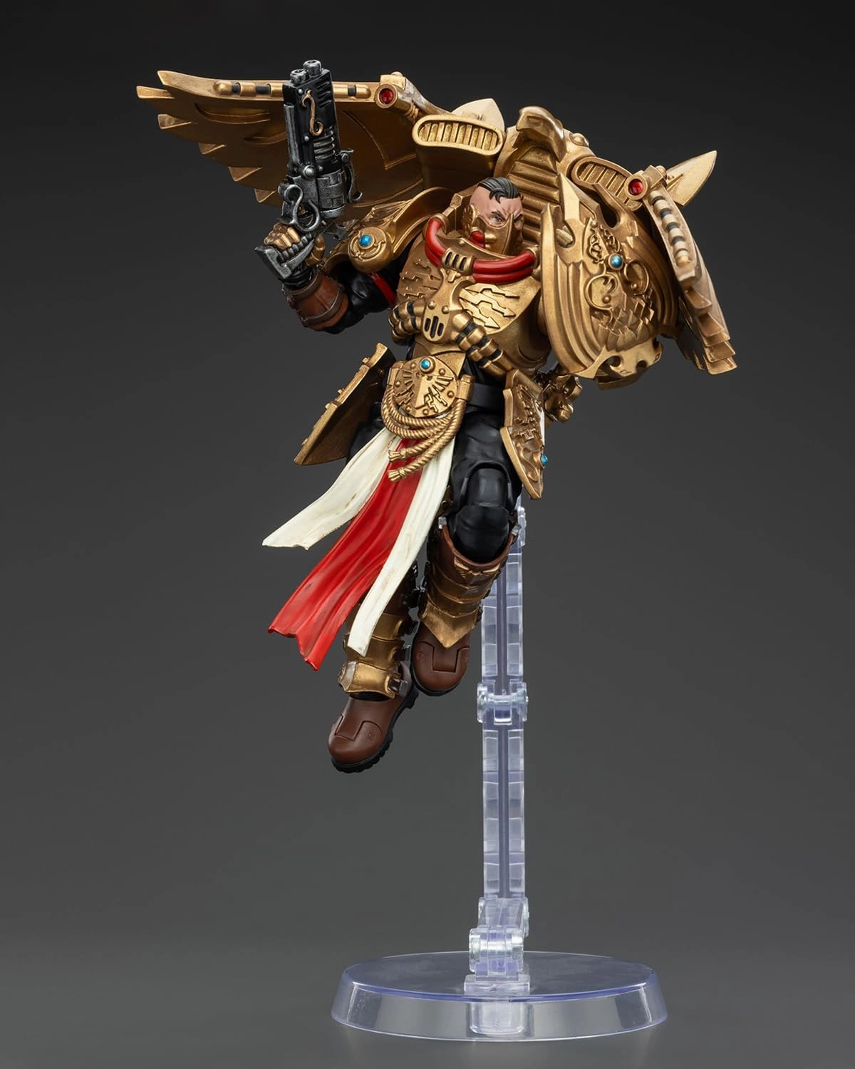 Pipigirl JoyToy Warhammer 40K Genuine License 1:18 Action Figure, Legio Custodes Custodian Venatari Squad Venatari with Kenetic Destroyer 1, 5.35in Action Figures