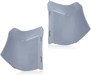PIT66 Rear Bumper Filler, Compatible with 86-90 Chevy Caprice/86-90 Impala 2Pcs Rear Bumper Quarter Panel Fillers Kit Gray