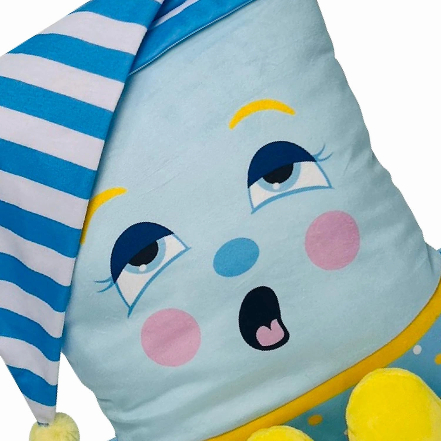 PJ Sandman Plush - 2-in-1 Toy & Pillow, 80's Nostalgic Plush Pal Reimagined, Soft Stuffed Rectangular Character, Cozy Nap & Play Design
