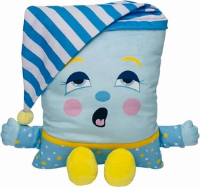 PJ Sandman Plush - 2-in-1 Toy & Pillow, 80's Nostalgic Plush Pal Reimagined, Soft Stuffed Rectangular Character, Cozy Nap & Play Design