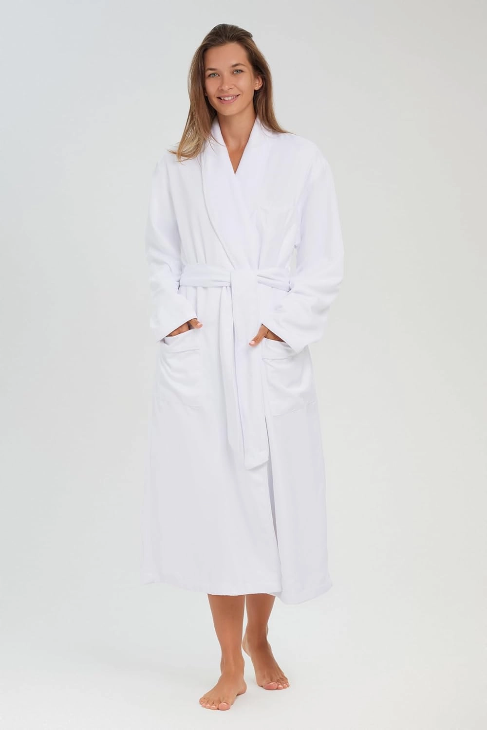 Plush Lined Microfiber Bath Robe for Women or Men - Super Soft, Durable Luxury Spa, Resort & Hotel Bathrobe, Generously Sized