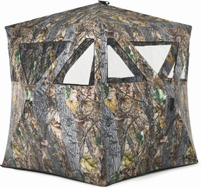 Pop-up Hunting Blind, 3 Person Portable Ground Blind with 270° Perspective & Camouflage Appearance, Hub System, Carrying Bag Easy to Install and Carry