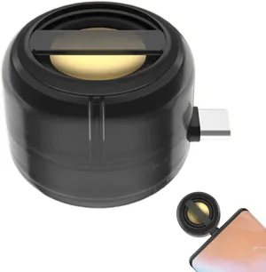 Portable 5X Speaker Amplifier–Plug & Play for Music/Calls, Portable Mobile Phones SoundAmplifier with 3.5mm/Type-C (Black, Type-c)
