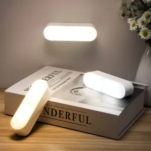 Portable LED Book Light - USB Rechargeable Dual Head Clip-On Lamp