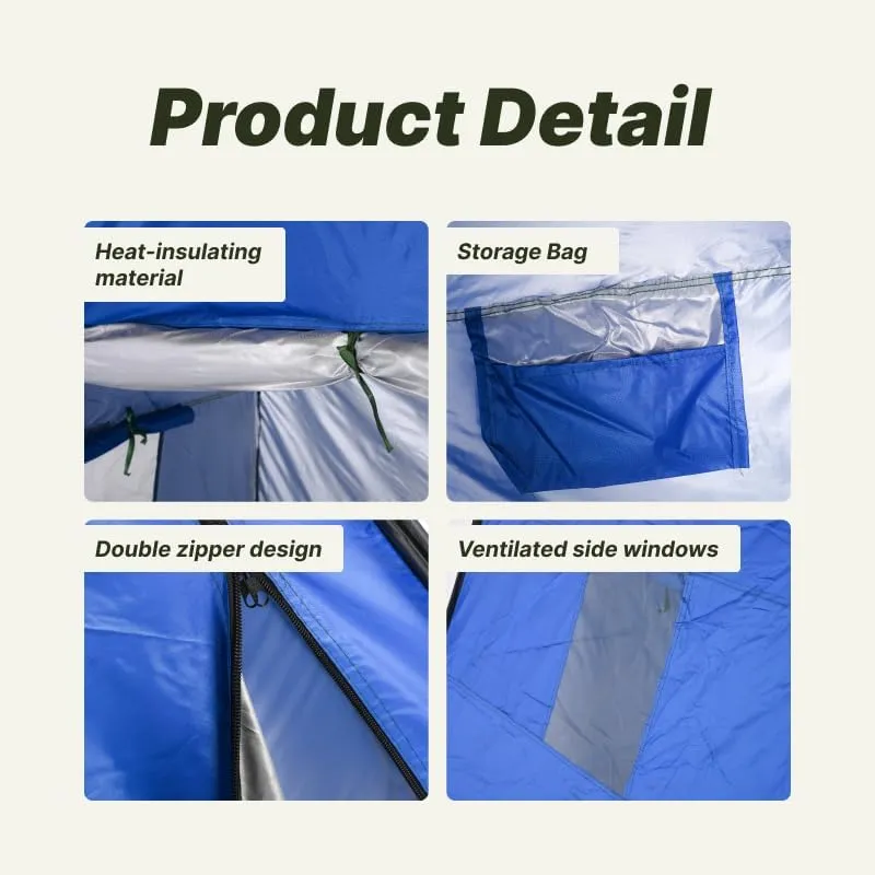 Portable Pop-Up Privacy Changing Tent (Coffee)