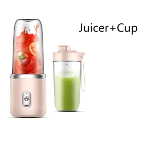 Portable USB Rechargeable Juicer - Travel-Friendly Smoothie Blender