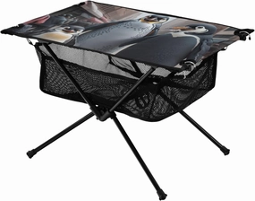 Portable Camping Table Penguin Family Outdoor Foldable Camp Tables for Outside, Camping, Hiking, Tailgating