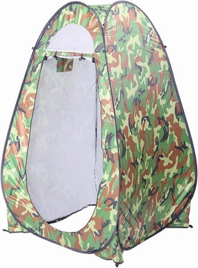 Portable Pop Up Privacy Shower Tent, Privacy Changing Room Tent, Outdoor Camping Bathroom Toilet Tent, Collapsible Shelter for Emergency – Lightweight & Sturdy, Easy Set Up, Foldable - with Carry Bag