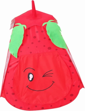 Portable Strawberry Tent Foldable Indoor Playhouse for with Spacious Design for Ages Easy Setup Creative Play