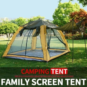 Portable Tent,Outdoor Tent,Portable Waterproof Tents 3-4 Person Camping-Tents Windproof Family Tent for Camping Hiking Outdoor Activities
