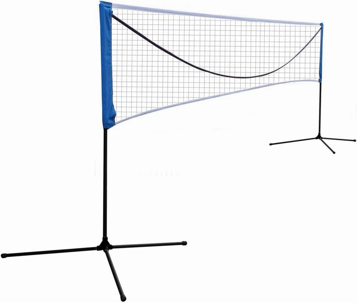 Portable Volleyball & Badminton Net for Joyful Play, Adjustable Heights, Easy Setup, for Family Fun