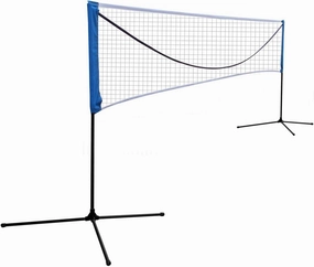 Portable Volleyball & Badminton Net for Joyful Play, Adjustable Heights, Easy Setup, for Family Fun