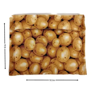 Potato Bag, Microwave Potato Bag, Potato Cooker Bag, Potato Pouch, Baked Potato Bag, Cotton Bag in a Potato Print