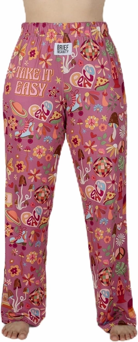 Premium Comfort Lounge Pajama Pants for Men & Women | Fun, Happy, Floral Bottoms - Comfy, Ultra Soft, Lounge Pants (S-XXL)