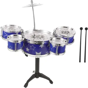 PRETYZOOM Mini Drum Set for and Easy to Assemble Musical Instrument for Creative Play and Music Training Materials for Boys