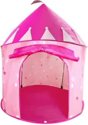 Princess Castle Play Tent: Sparkling Adventures, Portable Royal Fun for Kids, Collapsible Design, Spacious and Enchanting - Ideal Gift for Little Royalty's Imaginative Play Ages 3 and Up!