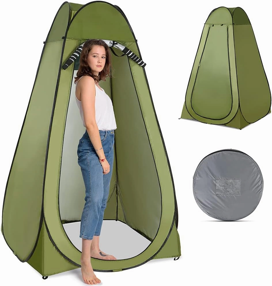 Privacy Shelter Tent, Camping Shower Tent Outdoor， Instant Portable Shower Tent Outdoor Toilet Dressing/Changing Room Portable Shelter Tent with Carrying Bag for Camping Hiking Beach Bathroom