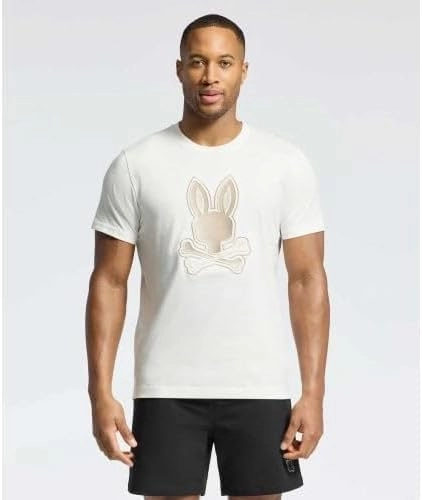 Psycho Bunny New Castle Graphic Tee - B6U415F200