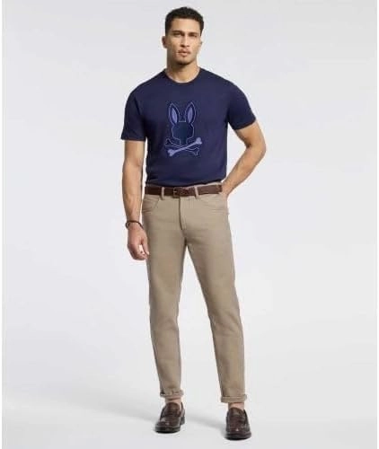 Psycho Bunny New Castle Graphic Tee - B6U415F200