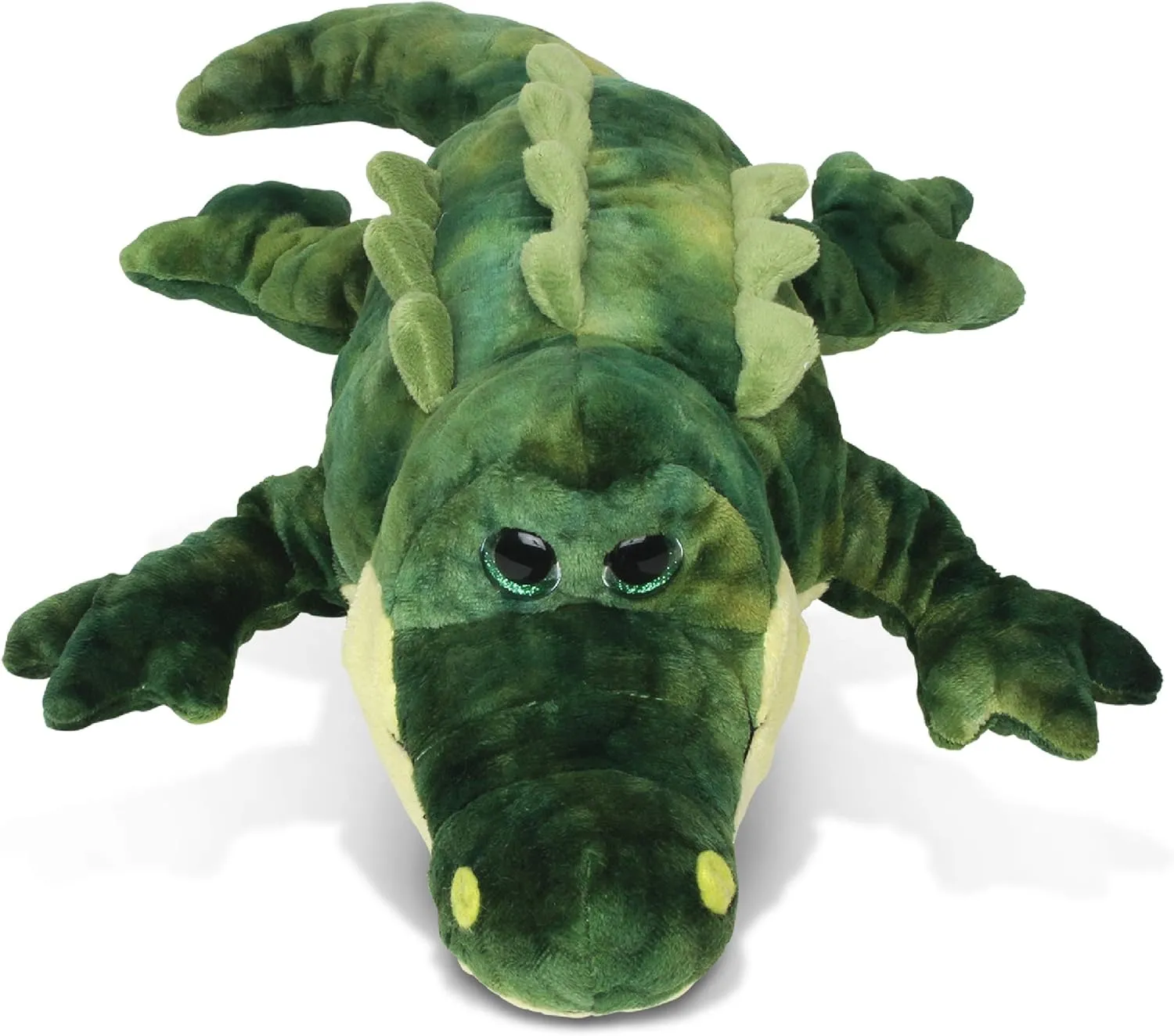 Puzzled DolliBu Plush Alligator Stuffed Animal - Soft Huggable Green Alligator, Adorable Playtime Gator Plush Toy, Cute Wild Life Cuddle Gift for Kids and Adults - 18 Inch