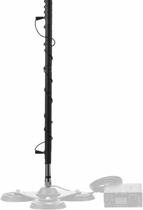 Radioddity HF-008 VHF/HF(6M-80M) Portable Telescopic Antenna 3.5-50MHz, SWR 1.0-1.5, with PL-259/SL16-K Antenna Interface for Ham Two Way Radio, Amateur Mobile Radio