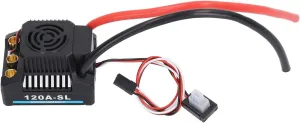 RC Brushless ESC, 120A RC Electric Speed Controller Professional Programmable Electric Speed Controller for 1/8 RC Car Rc Car Speed Controller