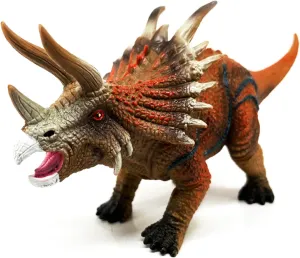 Realistic Triceratops Dinosaur Figure, Triceratops Toy for Kids - Role Play, Collection or Room Decoration
