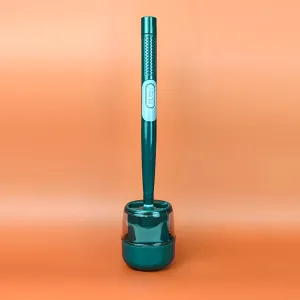 Rechargeable Teal Electric Toothbrush with Holder - Ergonomic Design