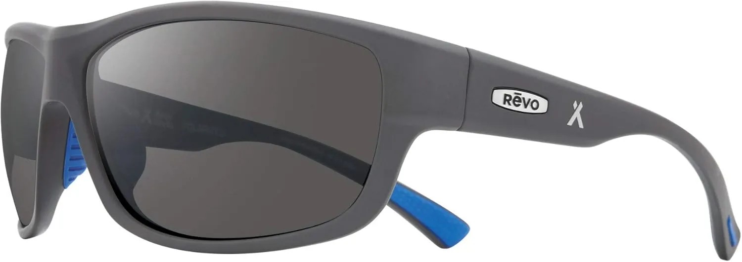 Revo Sunglasses Caper: Polarized Lens with Bendable Performance Wrap Frame