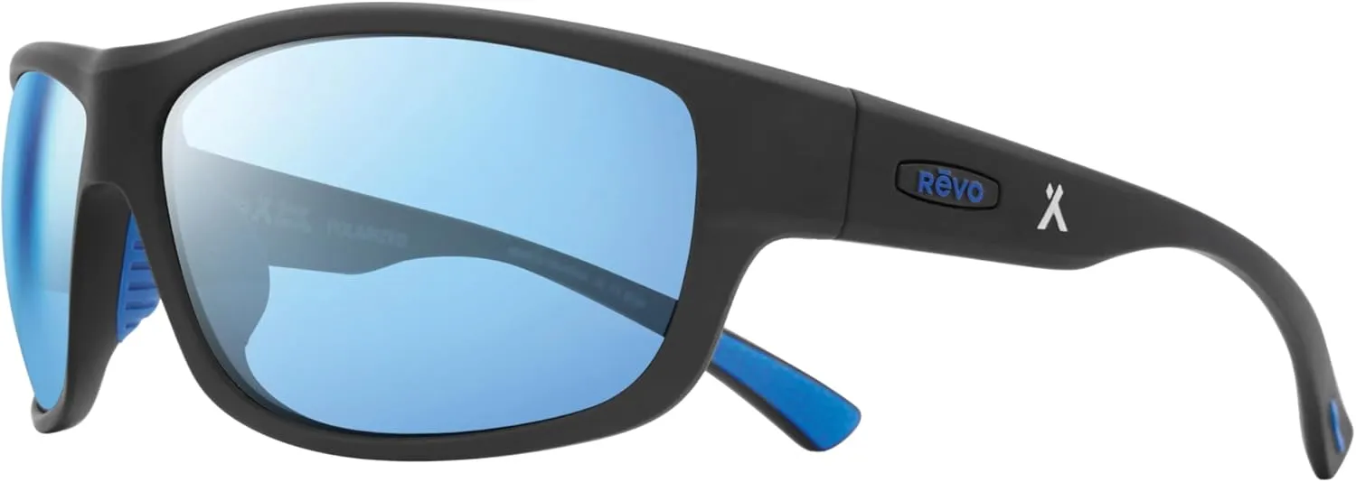 Revo Sunglasses Caper: Polarized Lens with Bendable Performance Wrap Frame